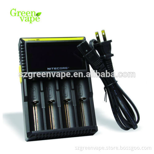 100% Original NiteCore d4 Intellicharger D4 Battery Charger For Li-ion /Ni-MH Batteries